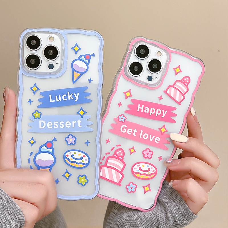 Ốp lưng iphone Ốp Điện Thoại Họa Tiết Sóng Biển Lớn Cho iphone13Promax / xs / xr / Apple 11Pro / 8 / New-14 Dinuo case
