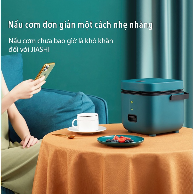 Nồi cơm điện mini đa năng  1,2L cho 1-2 người ăn-Rice Cooker/ Nồi cơm điện nhỏ, nồi mini siêu nhỏ chống dính