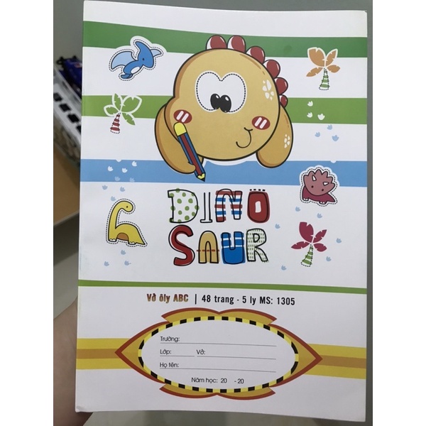 Vở ô ly abc 5 ly Hải Tiến 48 trang