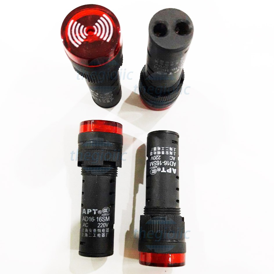 Đèn còi ATP phi 22 phi 16 AD16-22SM 12V 24V 220V 380v
