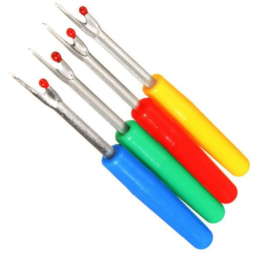 JARRED Set 5 Dụng Cụ Tháo Chỉ Bằng Thép Tay Cầm Nhựa Màu Sắc Ngẫu Nhiên