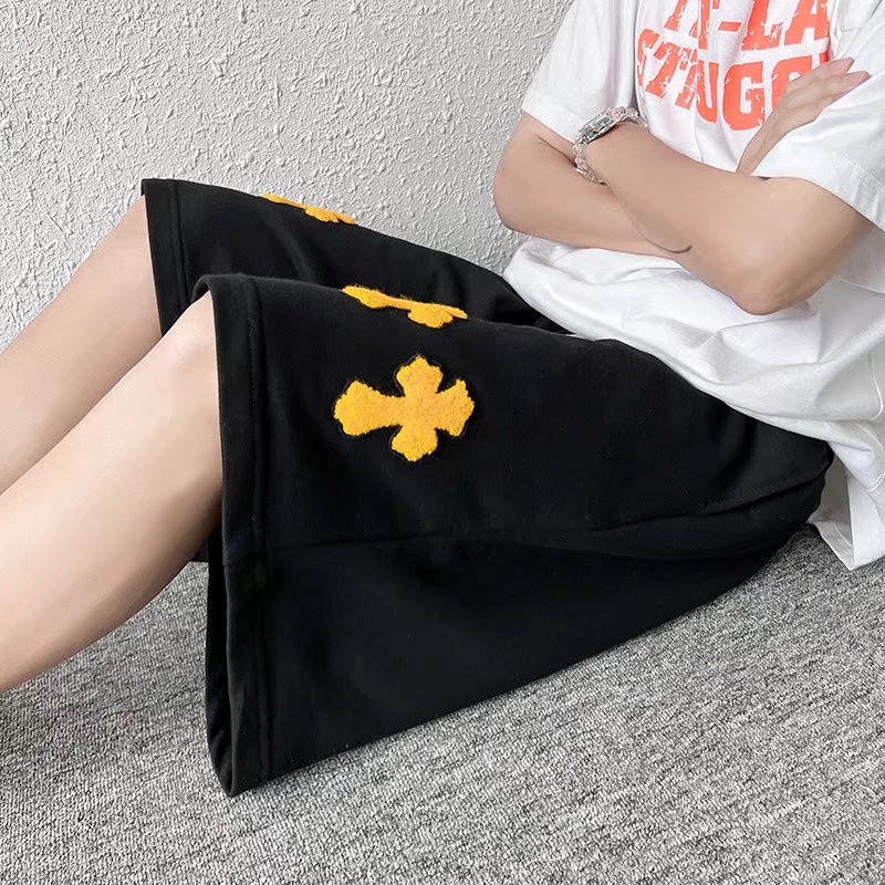 Quần Short Thể Thao Ống Rộng Màu Sắc Tương Phản Thời Trang Mùa Hè Cho Nam Giới