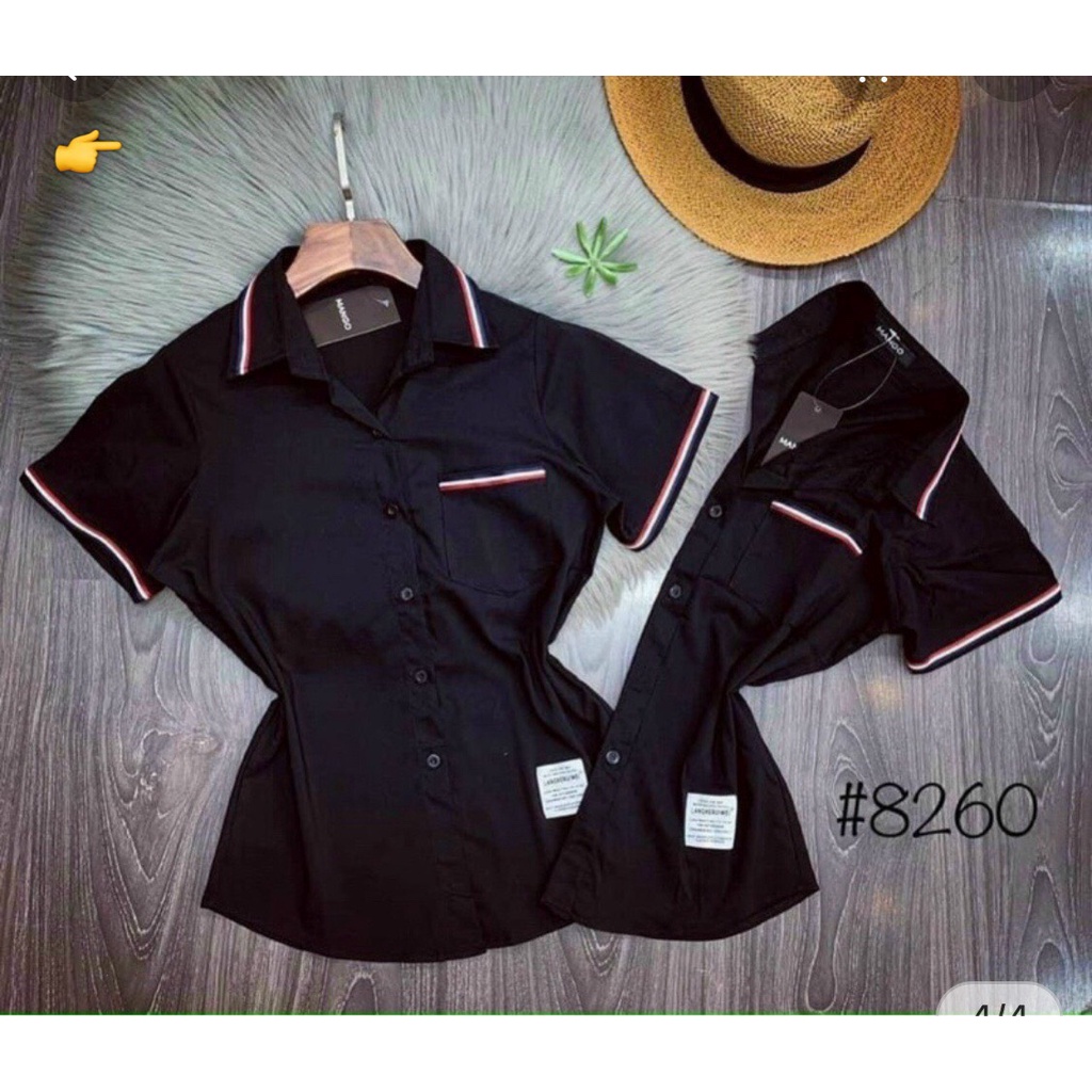 ÁO SƠ MI NGẮN TAY LỤA CỰC XINH GIÁ RẺ ALOHASHOP91