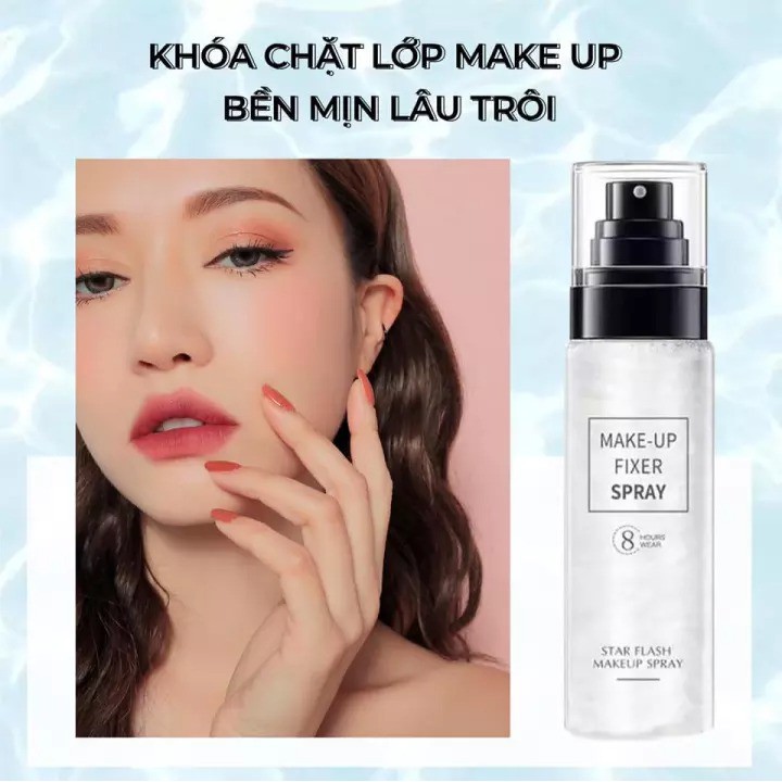 Xịt khoá nền lớp makeup, cho lớp nền lâu trôi