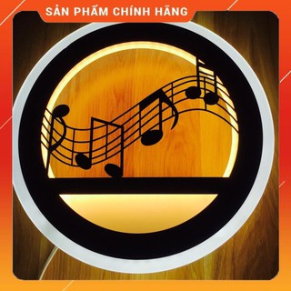 Đèn Led nốt nhạc gắn tường trang trí phòng ngủ cầu thang DL 0505
