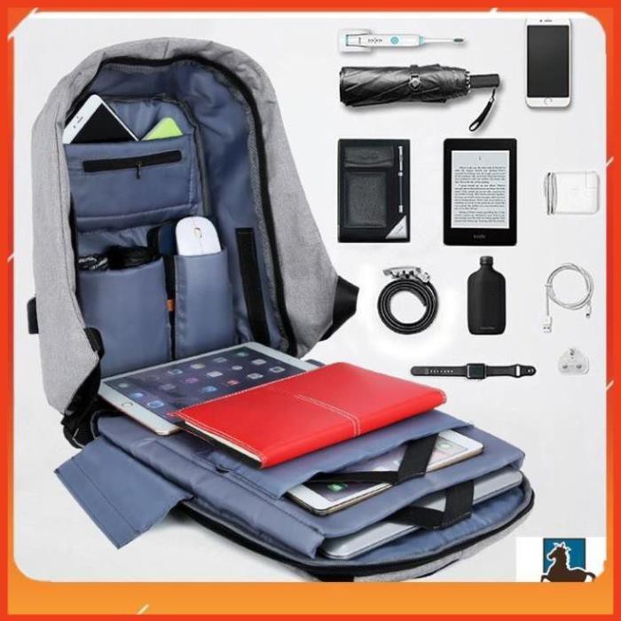 🎒  Balo đi học Thời Trang Nam Nữ Cao Cấp.Ba lô Phong Cách Hàn Quốc Có Sạc Điện Thoại, Chống Nước, Siêu Nhẹ