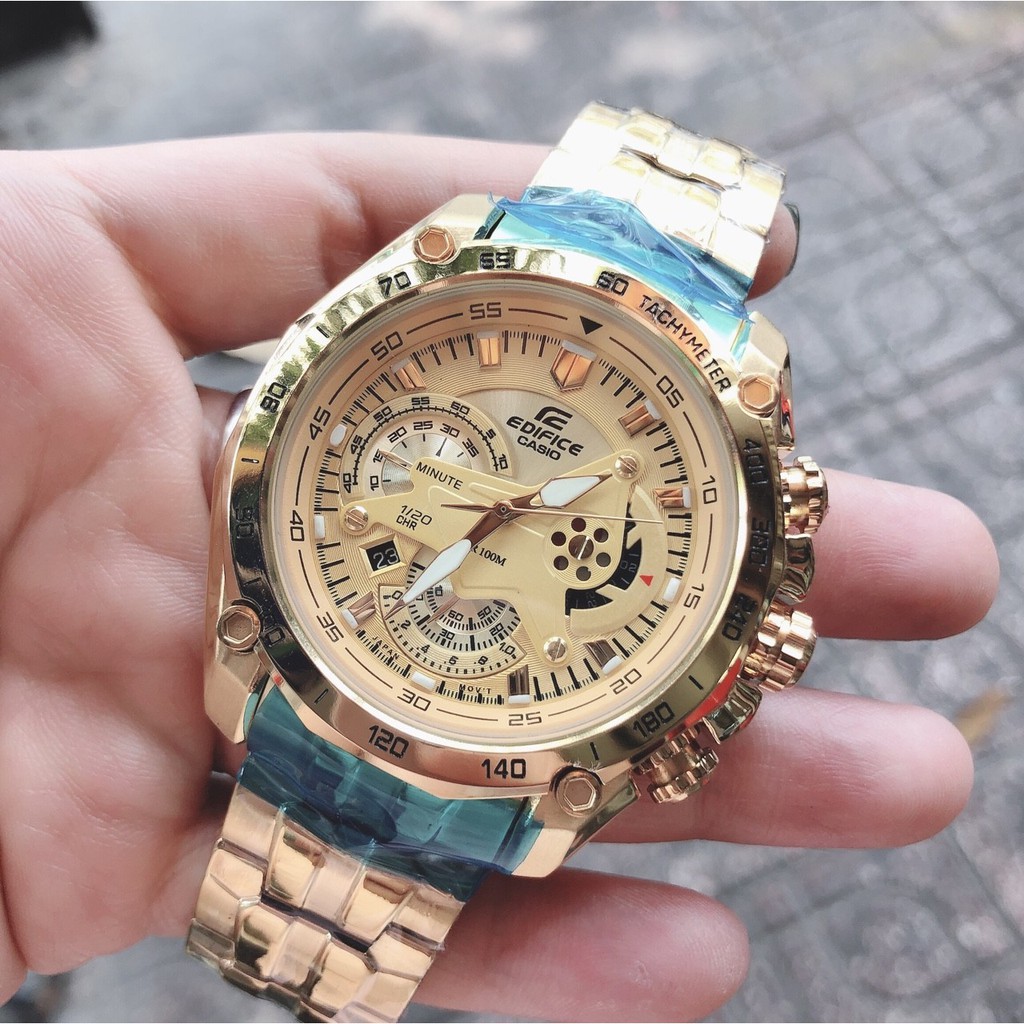 ĐỒNG HỒ NAM CASIO EF - 550 Dây Thép size 45mm - fullbox