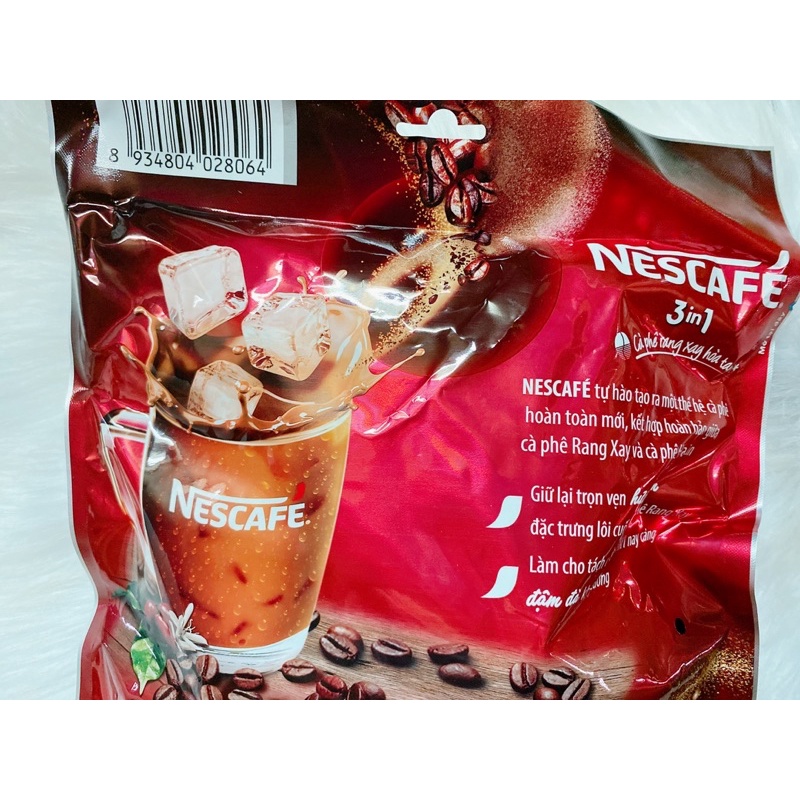 Cà phê rang xay hoà tan Nescafe dạng gói( đậm đà hoà tan) 46 gói | BigBuy360 - bigbuy360.vn