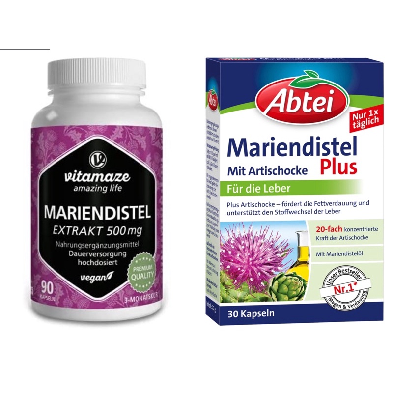 Viên uống hỗ trợ gan chiết xuất cây kế sữa Mariendistel