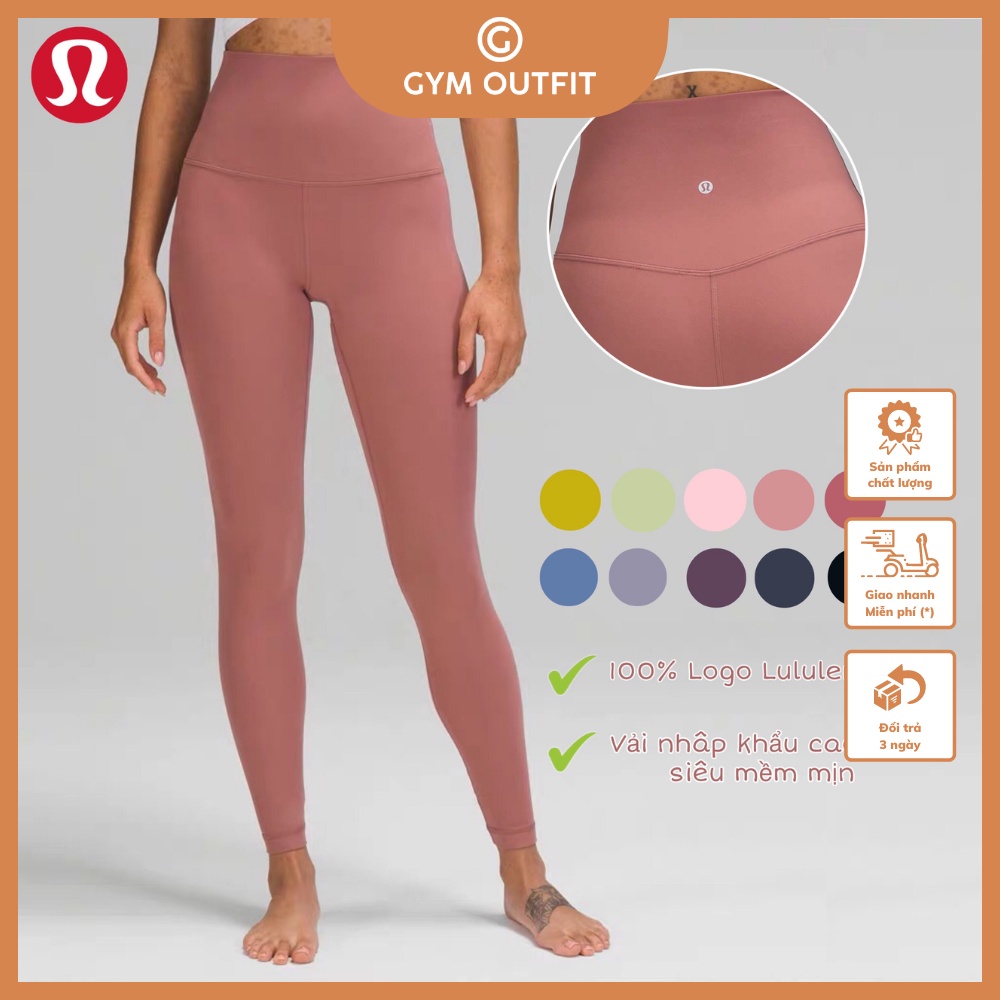 (HÀNG CÓ LOGO) Quần tập lululemon Align 25” nhiều màu