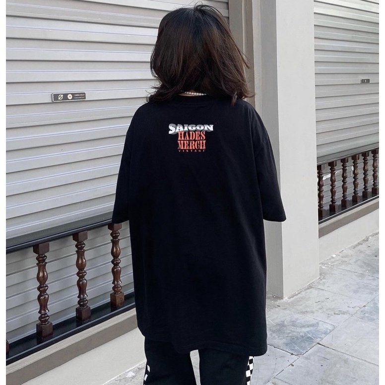 Áo Thun HADES SAIGON SPIRIT BLACK TEE Full Tag Hãng - DIONS STORE