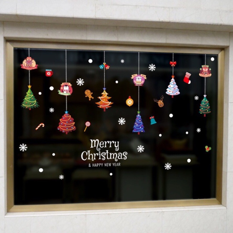 Decal Trang Trí Noel - Phụ kiện đêm giáng sinh