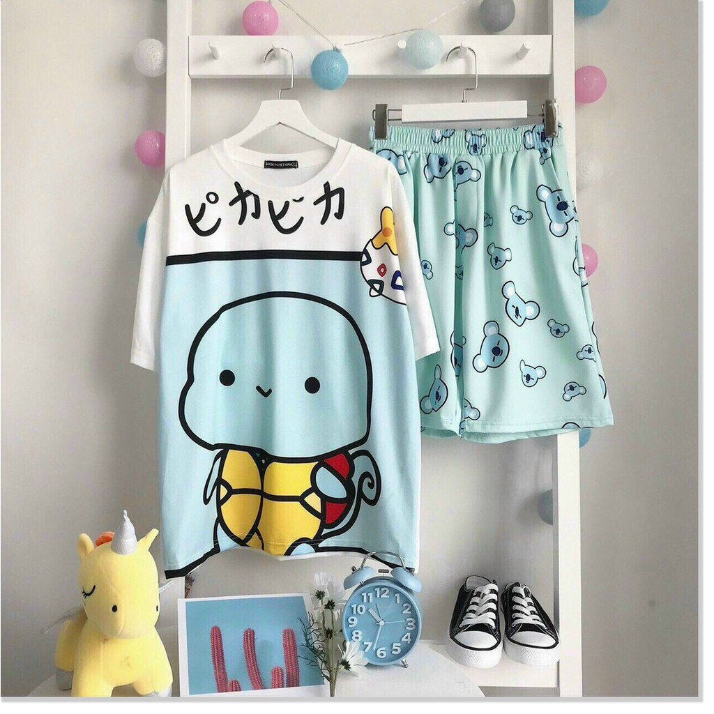 SET THUN NỮ COTTON,MÀU SẮC SINH ĐỘNG,THIẾT KẾ HỌA TIẾT XINH XẮN LANA FASHION