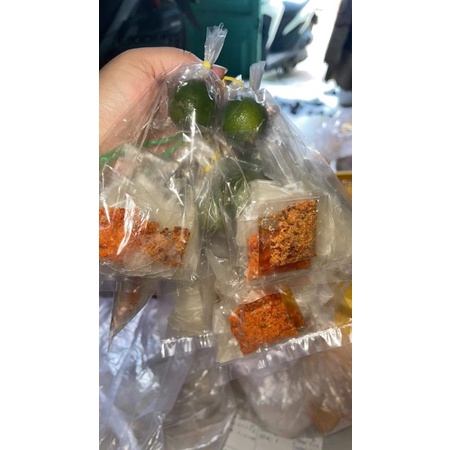 [PRE-ORDER] Bánh tráng xâu sate tắc phơi sương (10 bịch/1 xâu)