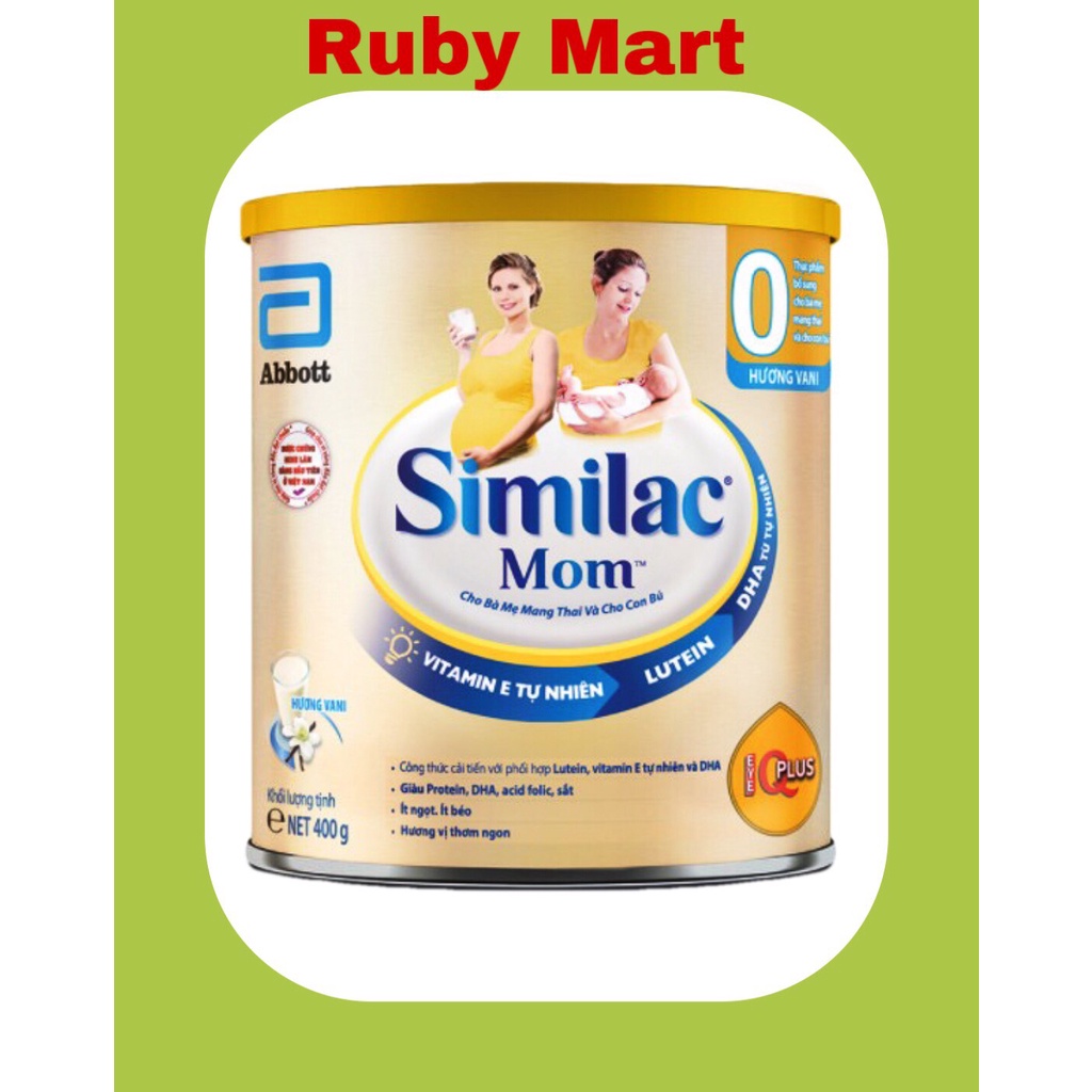 Sữa Similac Mom IQ vị Vani lon 400g