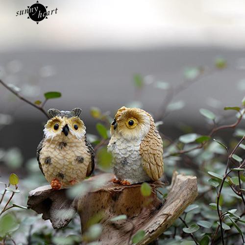 Cú trang trí nhà búp bê