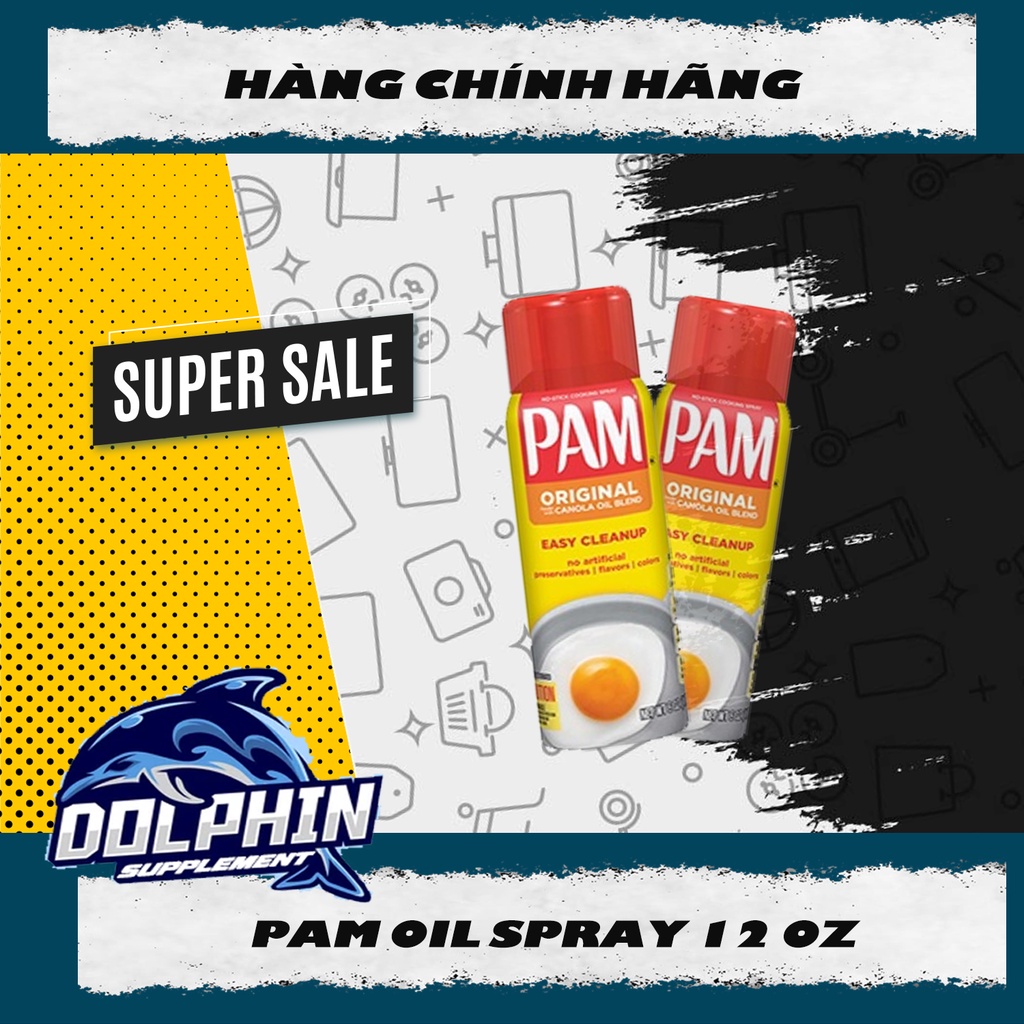 Dầu xịt ăn kiêng Pam - Oil Spray - 12 OZ