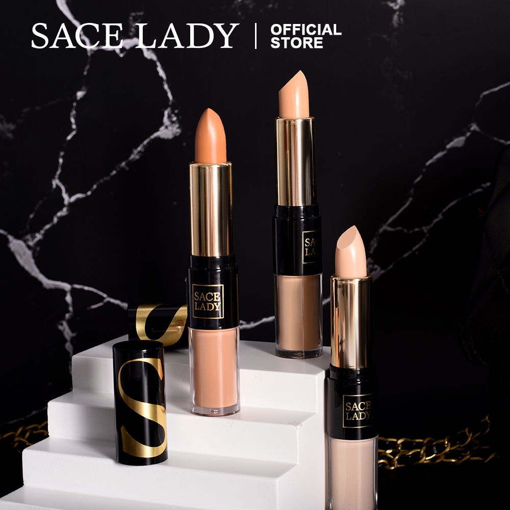 Kem che khuyết điểm dạng lỏng SACE LADY 2 trong 1 trang điểm quầng thâm vùng mắt tự nhiên và hoàn mỹ lâu trôi 8.2g | BigBuy360 - bigbuy360.vn