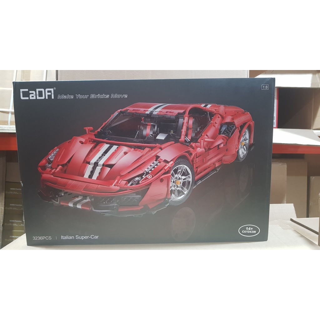 Đồ chơi lắp ráp xe Lego Technic mô hình Xe Italian Supper Car – CADA C61043W