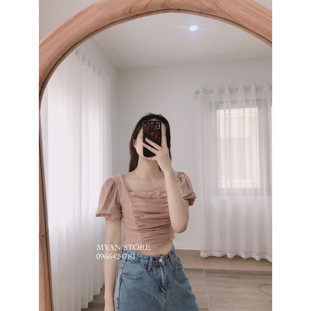 Áo croptop chun lưng