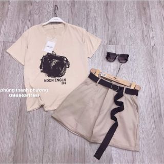 sét áo phông 3d quần kaki