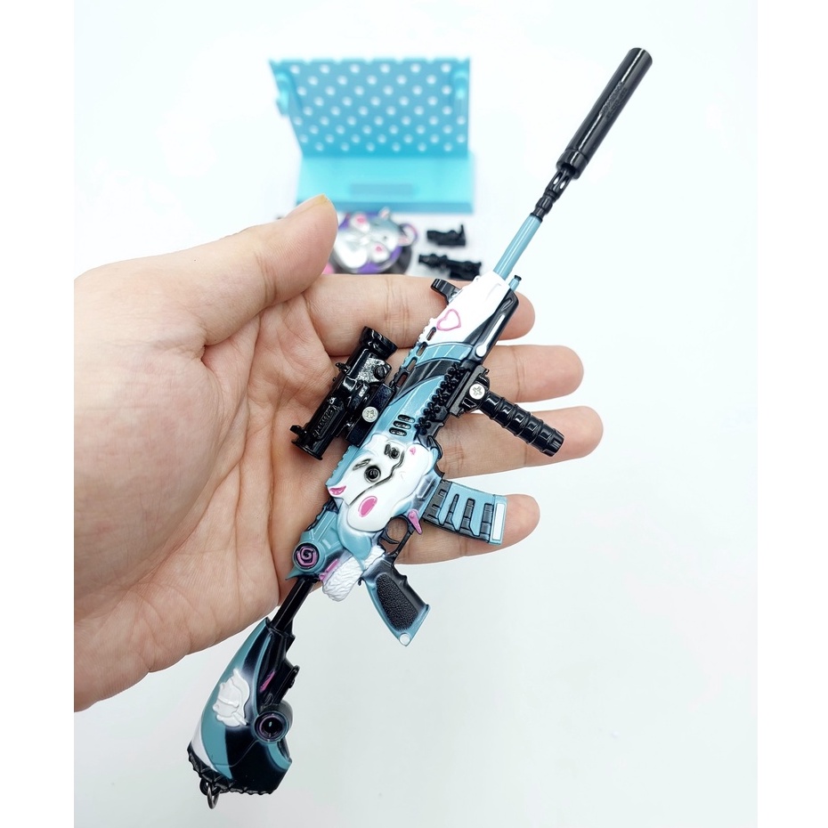 FREE SHIP GIÁ RẺ NHẤT Móc khóa trưng bày PUBG - Set súng M416 Hamster