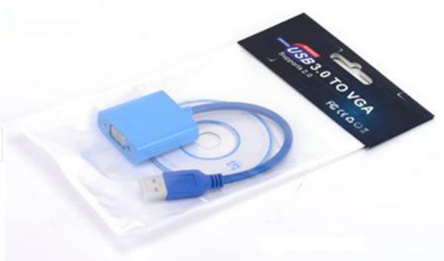 Dây chuyển usb 3.0 sang vga | BigBuy360 - bigbuy360.vn