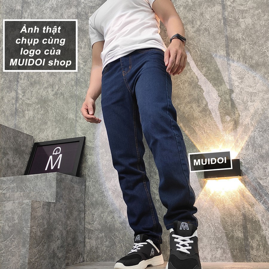 [Mã FAMALLT5 giảm 15% đơn 150K] Quần jean nam ống suông Q61 (Xanh) MĐ | BigBuy360 - bigbuy360.vn