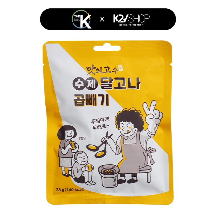 Kẹo Dalgona Squid Game Ăn Liền Siêu Tiện Lợi Master Of Taste 38g/gói