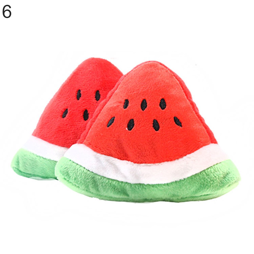 Đồ chơi nhồi bông hình rau củ quả đáng yêu dành cho thú cưng