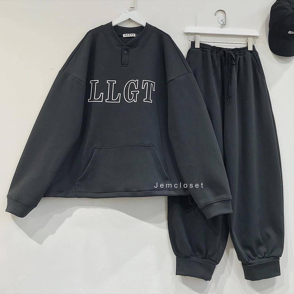 Áo Nỉ Sweater JEMCLOSET Form Rộng Chất Vải Dày Dặn Llgt Phong Cách Unisex Hàn Quốc - 1817 | BigBuy360 - bigbuy360.vn