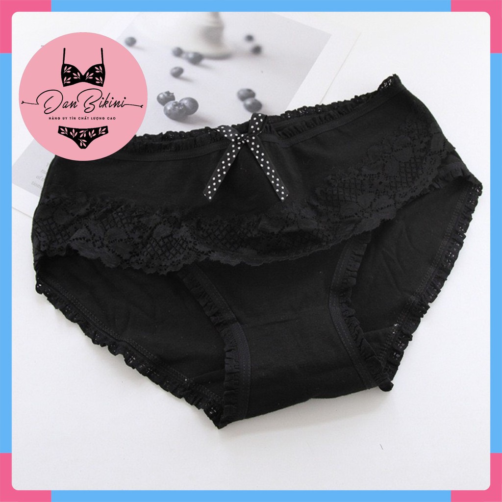 Quần Lót Nữ - Quần Lót Nữ Cotton kháng khuẩn mềm mại tông đen gợi cảm tôn dáng sexy DAN STORE MÃ Comboden5 | BigBuy360 - bigbuy360.vn