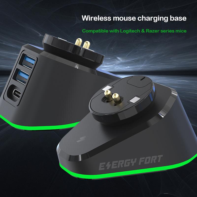 Đế Sạc Không Dây Cho Chuột Không Dây Logitech G502 GPW2 USB 3.0