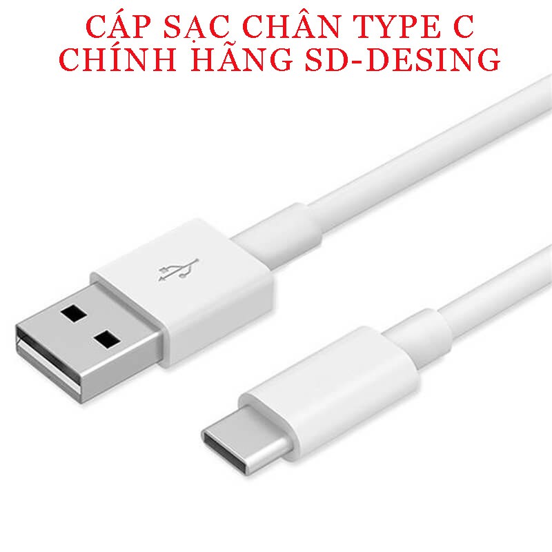 [Giá Sỉ] Cáp Sạc L6 M2 M3 Chính Hãng SD DESIGN tốt bảo vệ pin, dây sạt điện thoại Micro Usb,Type C, Lightning bảo hành