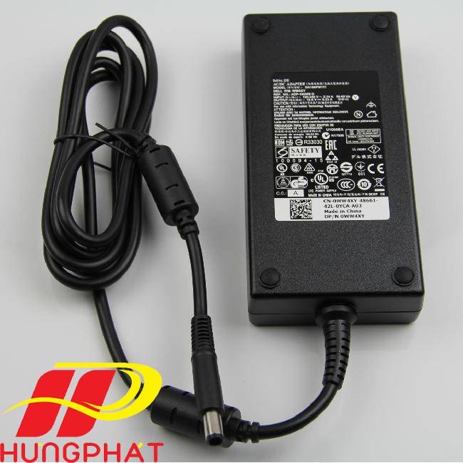 [ Sạc Zin ] Sạc Laptop Dell 19.5V-9.23A 180W CHÍNH HÃNG - Hàng cũ bóc máy M4600 M4700 M4800 M2010 M1710 M14X M15X M17X