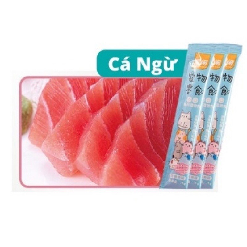Súp thưởng cho mèo Shizuka 15g, Súp mèo 3 mùi hương lựa chọn