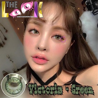 CONTACT LENS MÀU GREEN - XANH RÊU - GIÃN VỪA - 0 ĐỘ