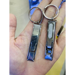 Móc chìa khóa kèm bấm móng tay xếp edc
