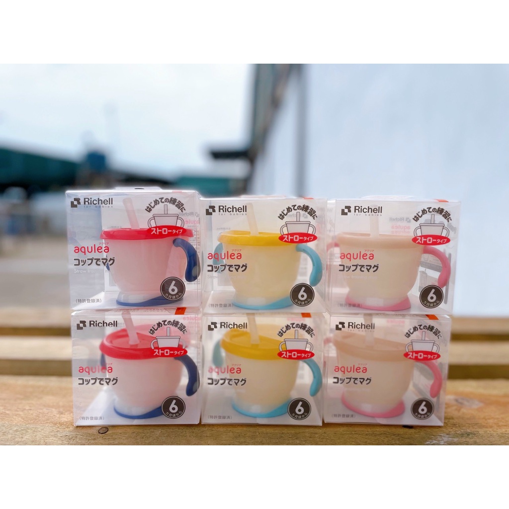 Ca/Cốc tập uống, tập hút 3 giai đoạn Kichilachi tiện lợi cho bé có vạch chia ml