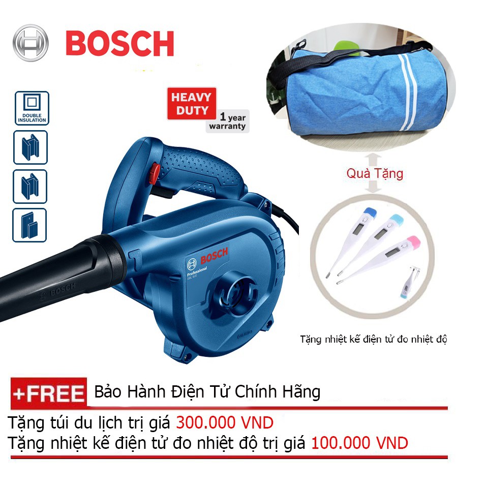 Máy thổi bụi Bosch GBL 82-270 + Quà tặng áo mưa