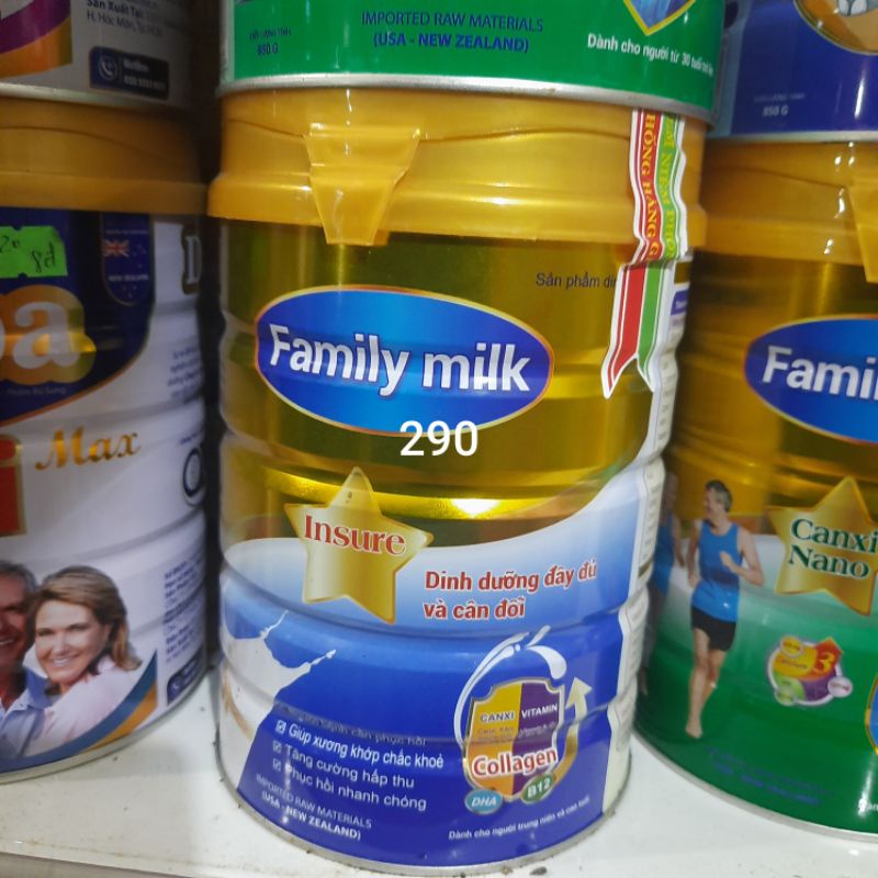 sữa family milk insure 900g