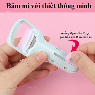Bấm mi kẹp mi 3D cong lâu Malian