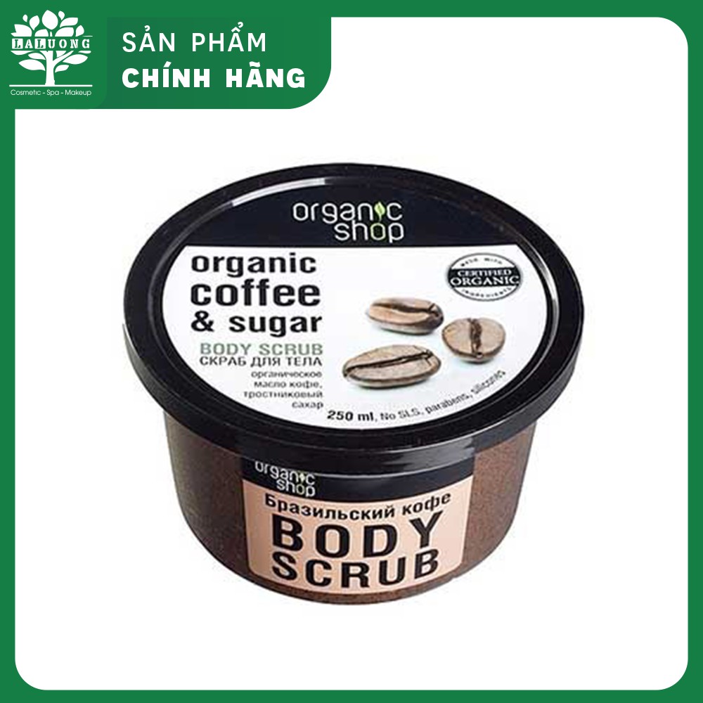 Tẩy Tế Bào Chết Toàn Thân Organic Shop Organic Coffee & Sugar Body Scrub 250ml