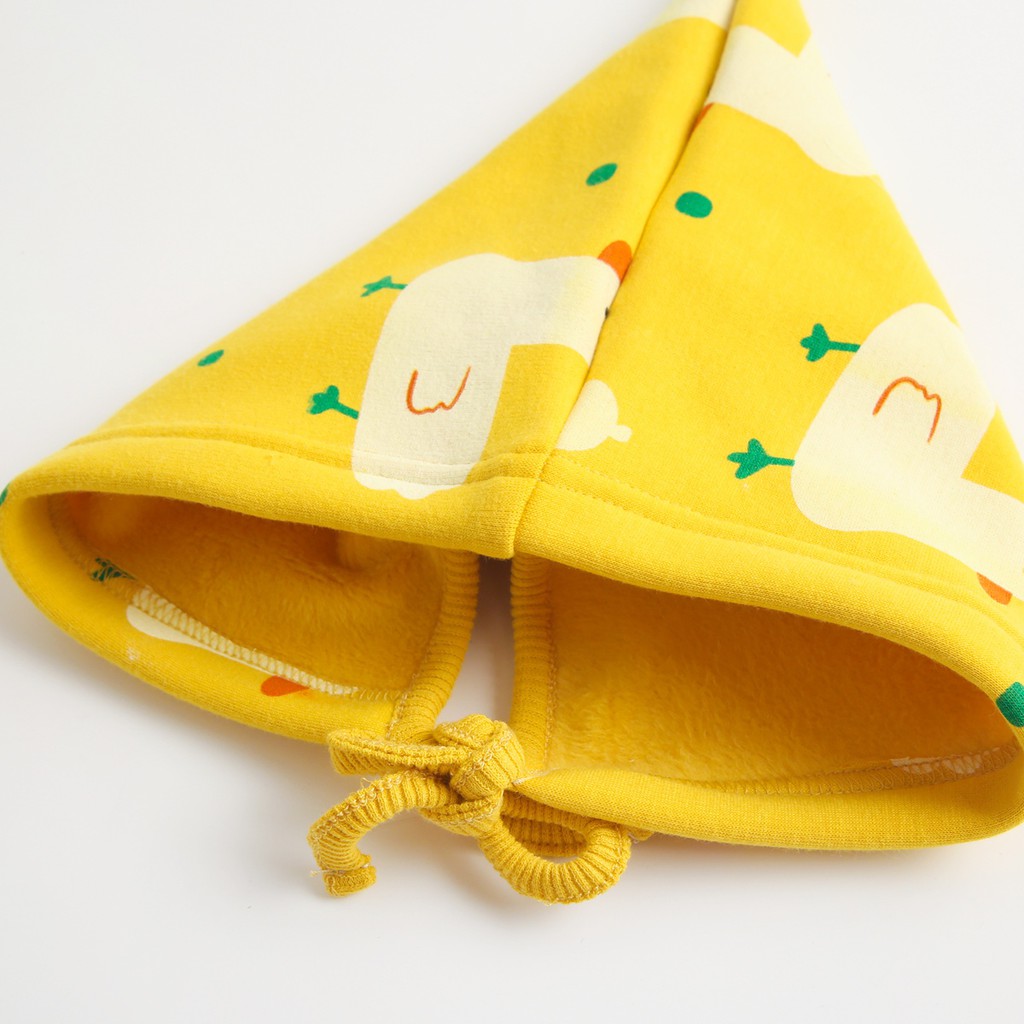 Sanlutoz đứa bé Áo Liền Quần Tay Dài Chất Liệu Cotton In Họa Tiết