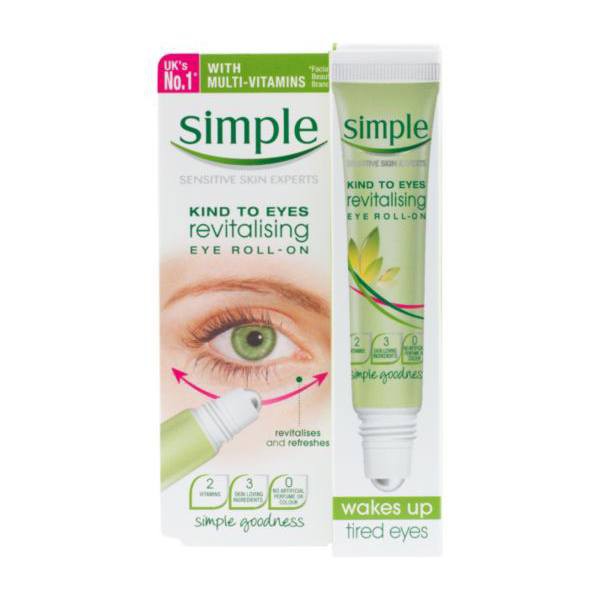 Lăn dưỡng mắt Simple Kind To Eyes Revitalising Eye Roll-On 15ml
