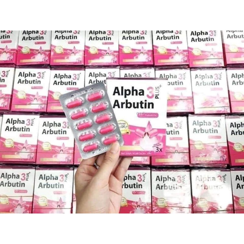 Viên kích trắng Alpha Abutin vỉ 10 viên