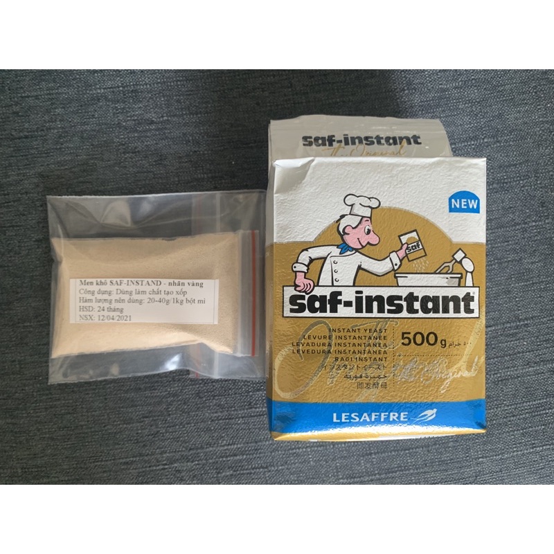 Men khô Saf instant Nhãn Vàng  chiết túi zip - 50g