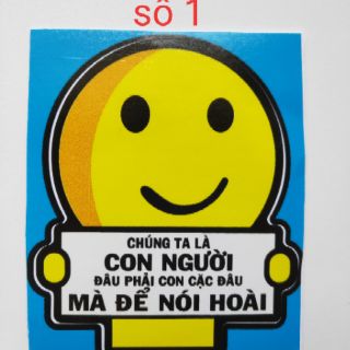 Tem logo cảnh báo vui nhộn