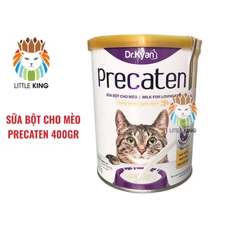 Sữa bột cho mèo Dr.Kyan Precaten hộp 400gr cung cấp dinh dưỡng cho mèo con và mèo mẹ Little King pet shop