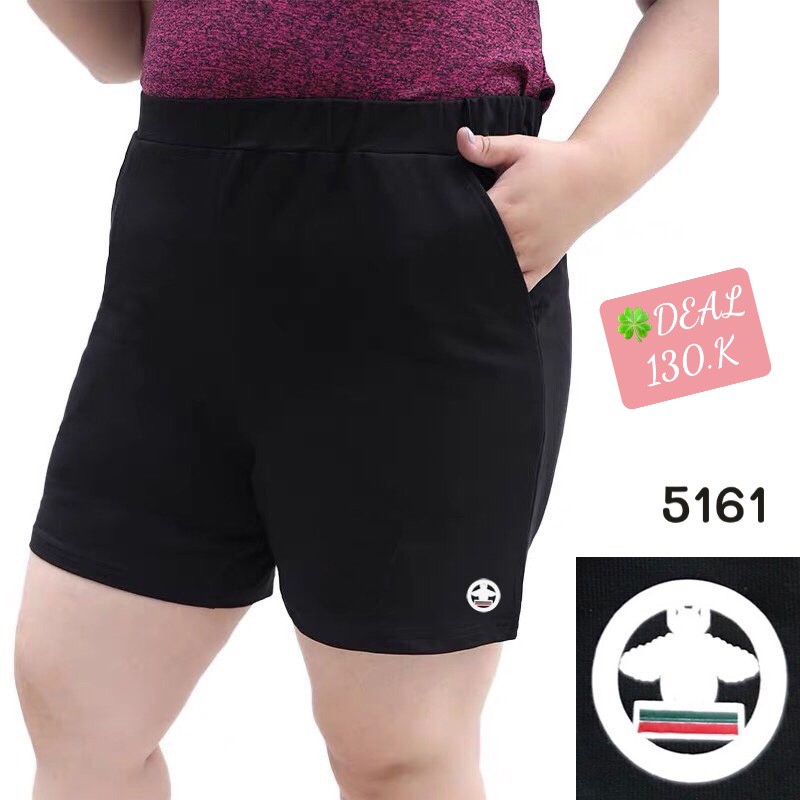 5161 Quần short BIG SIZE lưng thun ONG 2 Sọc - QS.42